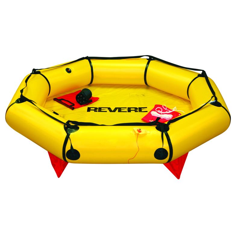 REVERE Coastal Compact 6 Person Life Raft in Valise | 45-CC6V