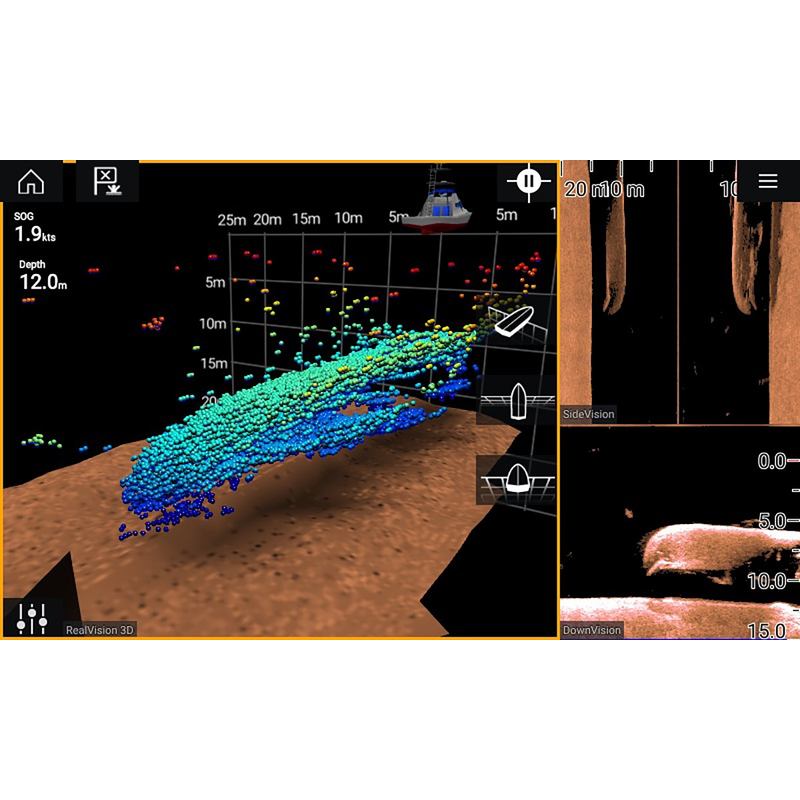 Raymarine RV-100 RealVision 3D Bronze Through Hull Transducer