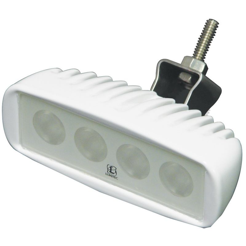 Lumitec CapreraLT LED Flutlicht Für Boote – IP67, 1000+ Lumen, Pulverbeschichtet, Made In USA