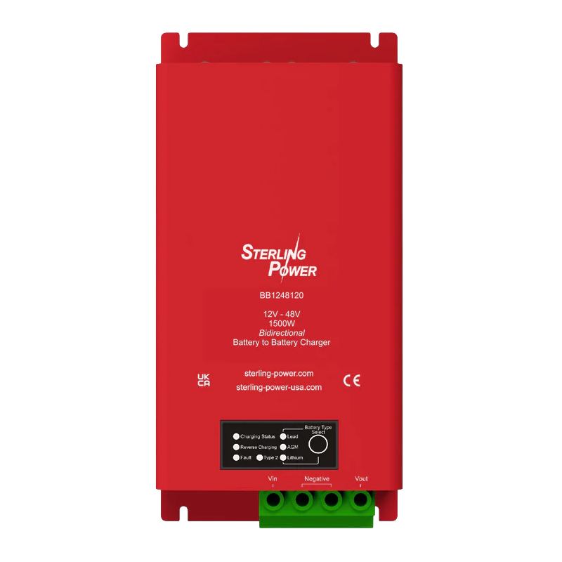 Battery Charger 12V To 48V 120A DC Powered Charger 1 Sterling Power battery-charger-12v-to-48v-120a-dc-powered-charger-1-sterling-power