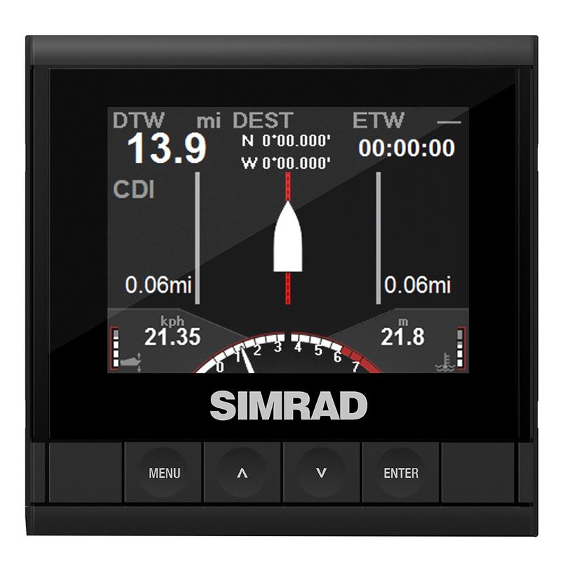 Three Color Instrument Display Simrad IS35 Color Instrument Display