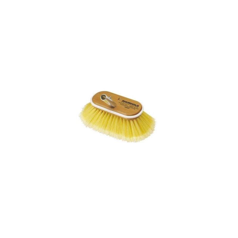 CEPILLOS DE CUBIERTA Spazzola Per Superfici Ruvide - 25,4 Cm, Blocco In Legno, Setole Gialle