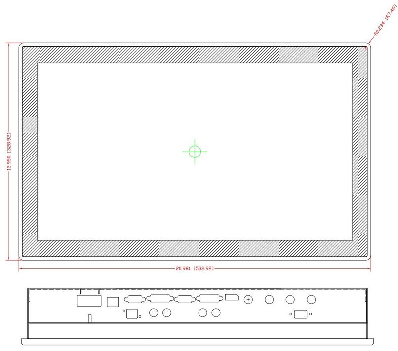 Seatronx VSRT-21W Dimensions