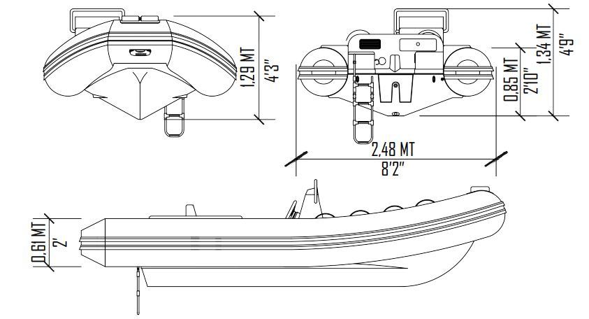 luxury dinghy