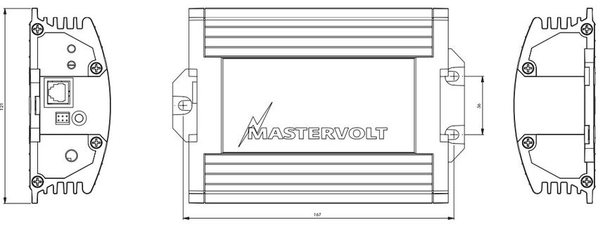 Mastervolt ChargeMaster 24/6 drawings Mastervolt ChargeMaster 24/6