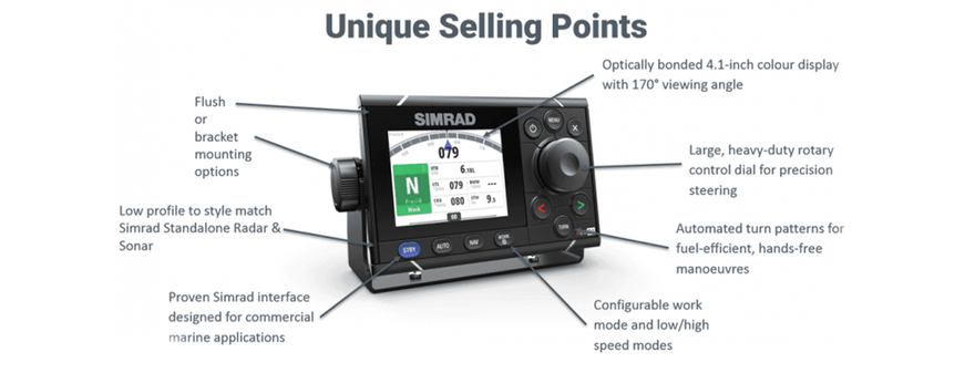 SIMRAD A2004 AUTOPILOT CONTROL - Features