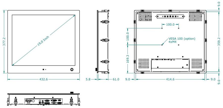 Seatronx PHT-19 Dimensions