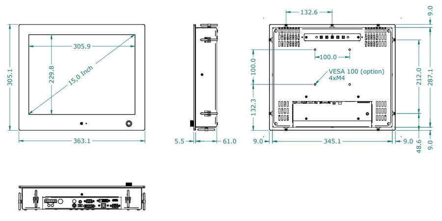 Seatronx PHT-15 Dimensions