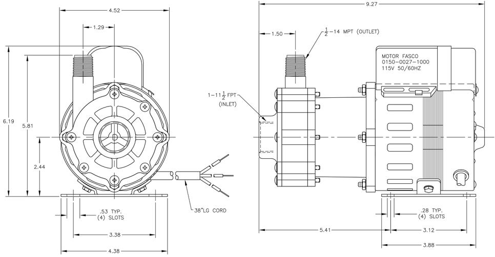 AC-5C-MD Dimensions